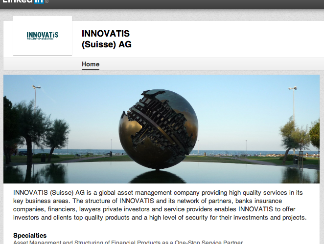 INNOVATIS (Suisse) AG ist auch auf LinkedIn